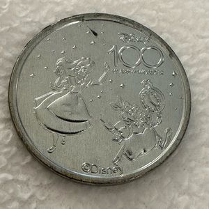 Disney 100 Anniversary Collector Coin Alice In Wonderland
